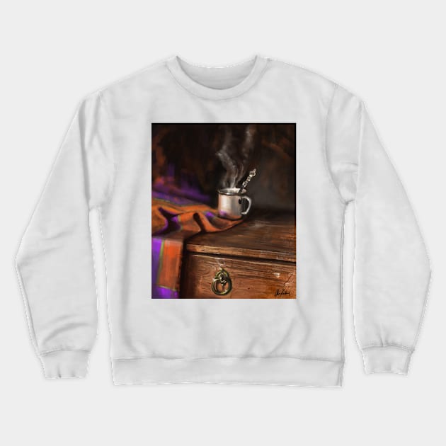 Cup-still Crewneck Sweatshirt by Artofokan